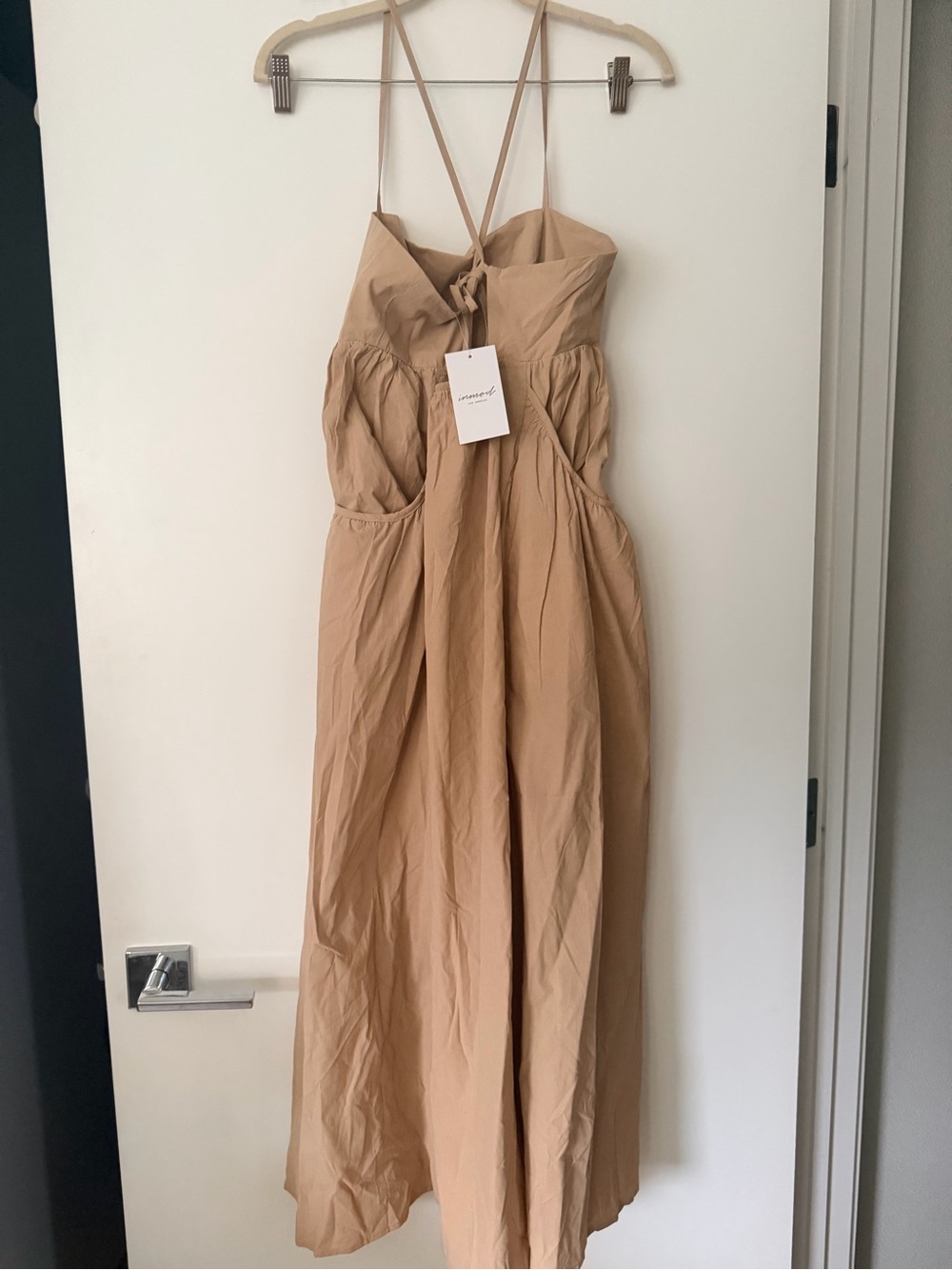Maxi Sundress with Spaghetti Straps - Picture 4 of 6